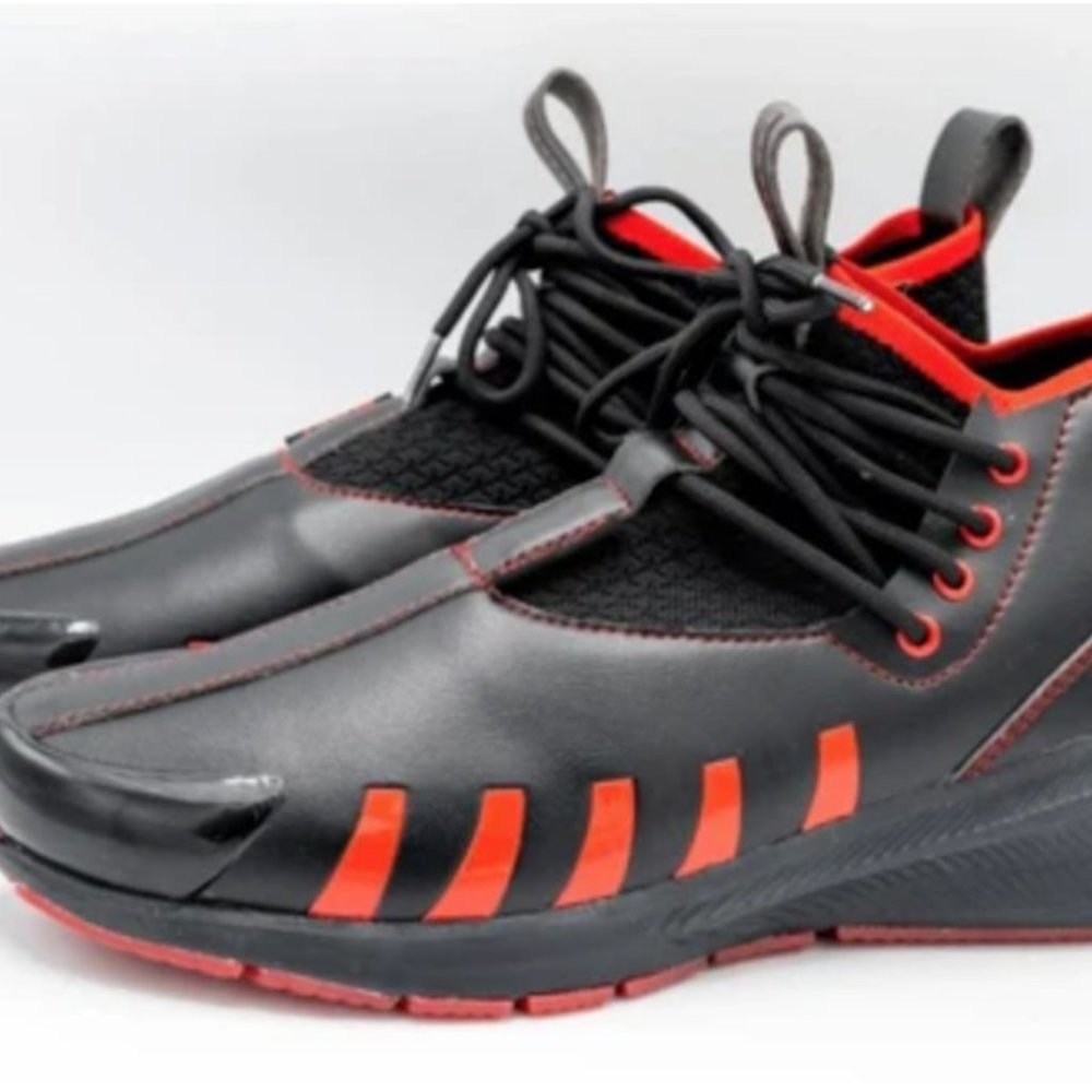 ROCKDEEP Black & Red Mansa (ABII) Sneaker (Men's Listing)